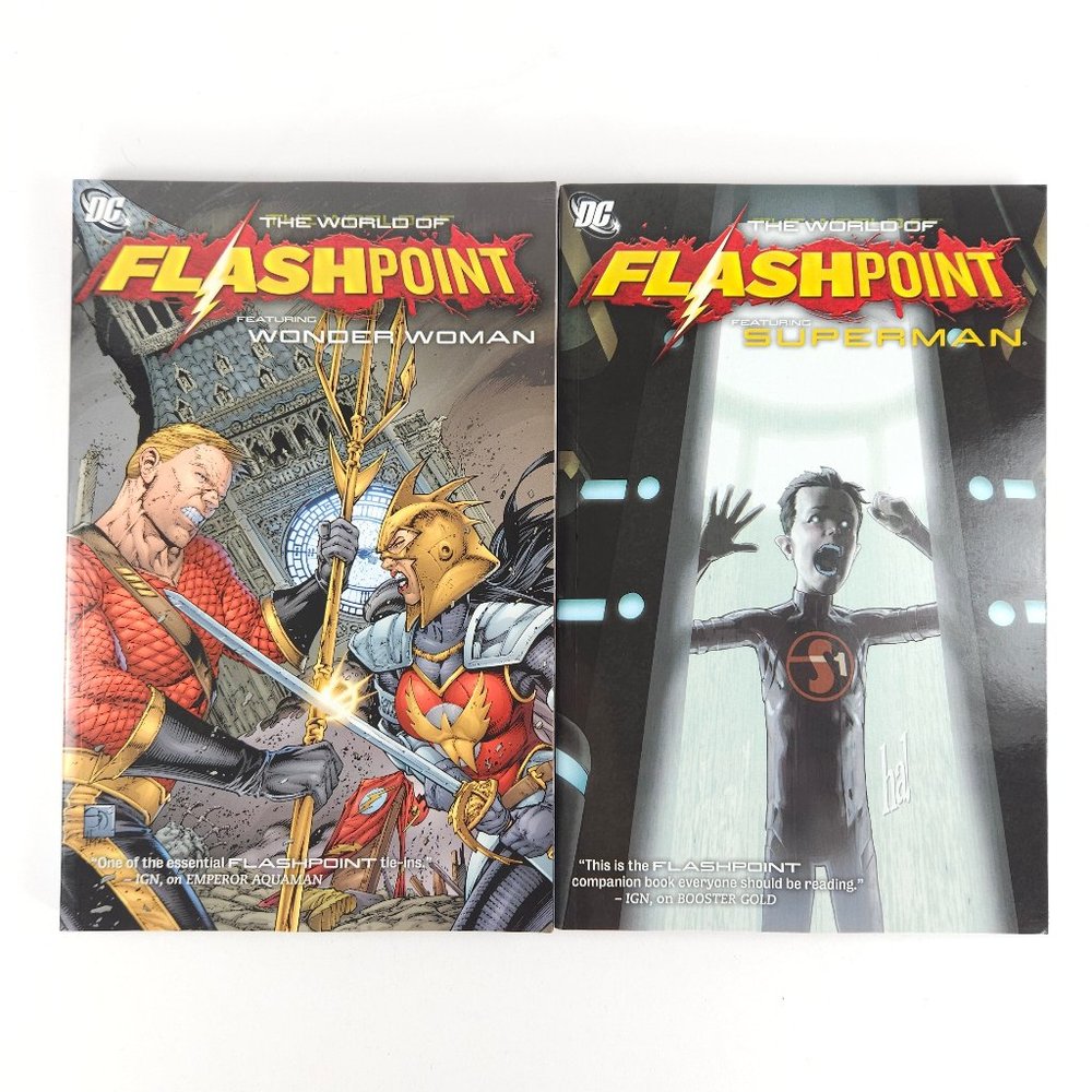 Flashpoint The World of Flashpoint Featuring Wonder Woman + Superman TPB DC